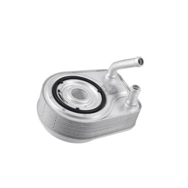 Imagem de Motoforti Resfriador de óleo do motor 26410-2B740 para Hyundai Elantra 2017-2020 1,6L L4-Gas/conjunto de refrigerador de óleo/durável/1 peça prateado de longa duração