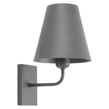 Imagem de Arandela Parede Luminária Cúpula Metal Quarto Lavabo Preto