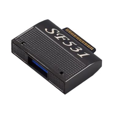 Imagem de chenyang SF531 Adaptador magnético de superfície com USB 3.1 Tipo-A 5V e porta de carregamento de dados USB C 15V para Surface Pro9 Pro8 Pro7 Pro6 Pro X Go Book