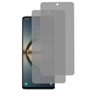 Imagem de UPONEW Protetor de tela de privacidade TCL 30V 5G - [pacote com 2] protetor de tela de vidro temperado antiespião frontal sem bolhas para privacidade TCL 30V 5G