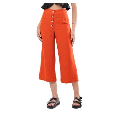 Imagem de Calça pantacourt feminino de linho - Inventta-Feminino