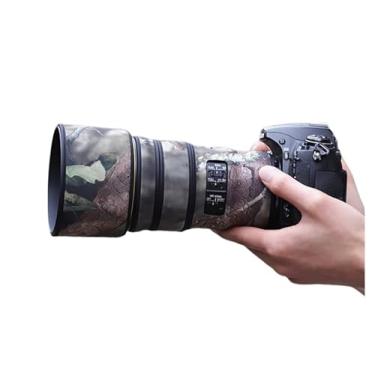 Imagem de CHASING BIRDS Capa protetora de lente impermeável camuflada para Nikon AF-S 300 mm F/4E PF ED VR capa protetora de lente à prova de chuva (camuflagem de pinho)