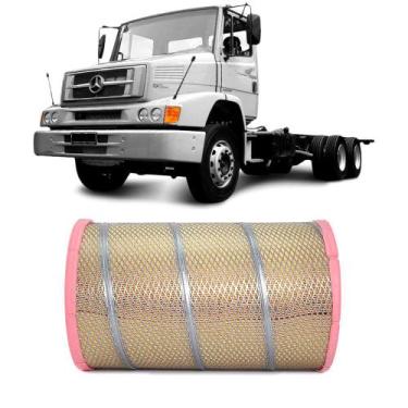 Imagem de Filtro Ar Mercedes Benz L-1318 L-1620 OM 906 2006 a 2012 MANN-FILTER C