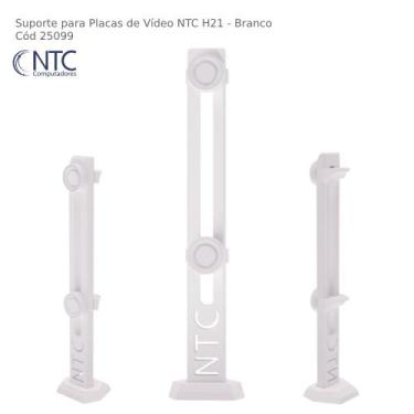Imagem de Suporte Para Placa de Vídeo NTC H21 Branco - H21WHT