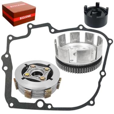 Imagem de BIGLKNM Kit de embreagem e cesta de embreagem e junta e filtro de óleo e chave inglesa de cubo de embreagem para Honda Nighthawk 250 CB250 Rebel 250 CMX250X CMX250C
