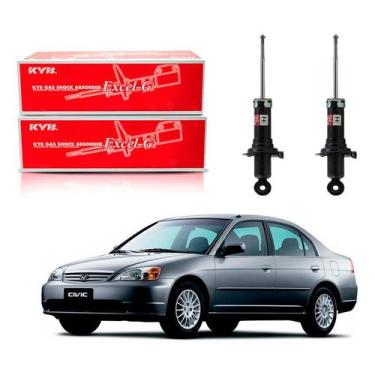 Imagem de Par Amortecedor Traseiro Civic 1.7 2001 A 2003 - Kayaba