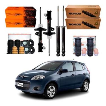 Imagem de Kit Amortecedor Dianteiro Traseiro Palio 1.0 2011 A 2017 - Monroe