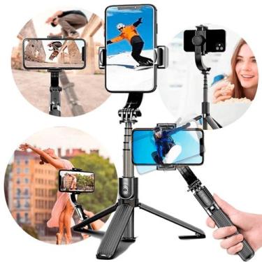 Imagem de Gimbal Estabilizador Imagem Celular Pau De Selfie Bluetooth - DGM