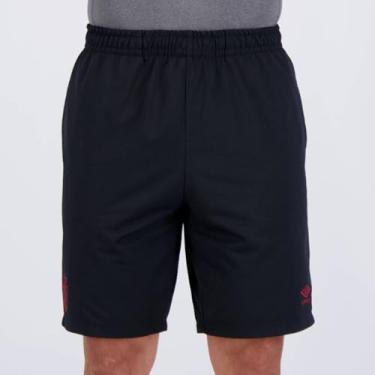 Imagem de Bermuda Umbro Sport Recife Viagem 2024 Preto