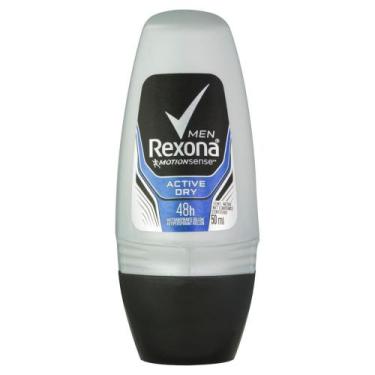 Imagem de Desodorante Rexona Men Active Roll-on Antitranspirante 48h com 50ml
