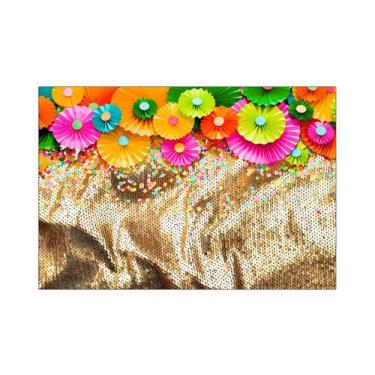 Imagem de Fundo Fotográfico 2,20 x 1,50 -Carnaval Cortina de Paêtes Dourada 035 