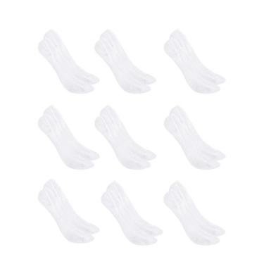 Imagem de Kit Com 9 Pares Meias Selene Sapatilha Modelo Super Invisível Feminina