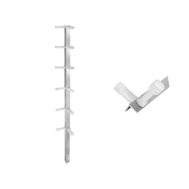 Imagem de Haste de Alumínio Cantoneira com 12 isoladores 1 Metro - Confiseg