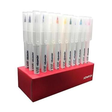 Imagem de Kit De Caneta Brush Pen Ginza Pro Com 30 Uni Newpen, Marcador, 30
