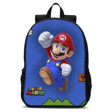 Imagem de Mochila Escolar Infantil Avulsa Super Mario Menina e Menino  - Use Thu