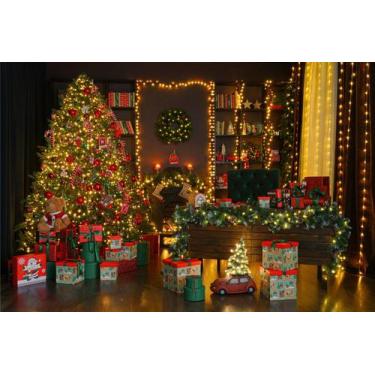 Imagem de Painel de Lona Natal Background Fundo Realista - Fabrika de Festa, 300