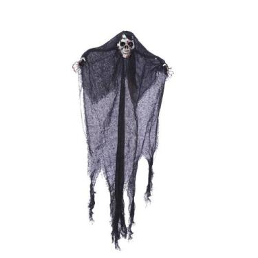 Imagem de Caveira morfeu preto e branco 70cm - Cromus