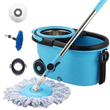 Imagem de Balde Esfregão Perfect Mop Move 3 Refis Com Roda E Alça - Tesla Store