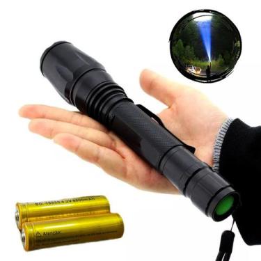 Imagem de Lanterna Tática Profissional Led C/ Bateria Recarregavel - Tesla Store