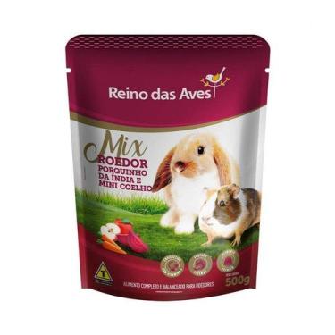 Imagem de Ração Reino das Aves Mix Roedor para Porquinho da Índia e Mini Coelho 