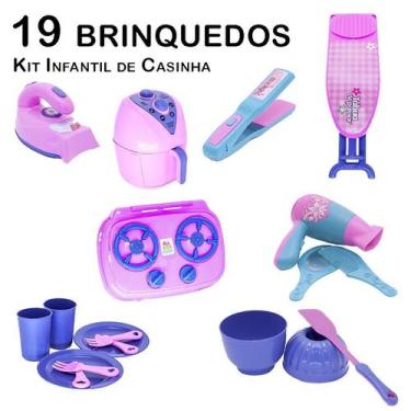 Imagem de Kit Infantil Casinha Ferro  Tábua Forma Secador Chapinha19p - Altimar