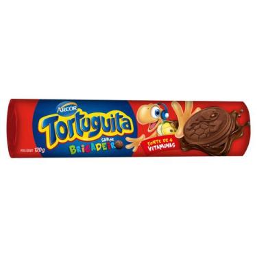 Imagem de Biscoito Recheado Arcor Tortuguita Chocolate/Brigadeiro 120g