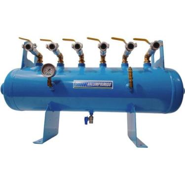 Imagem de Distribuidor de Ar Manifold 06 saídas DH45-6 Acessórios - 5 - Arcompri