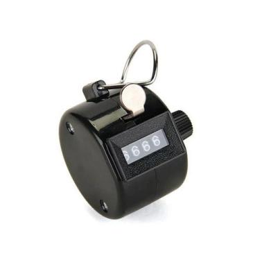 Imagem de Contador Manual Numérico 4 Dígitos Passos Pessoas Produtos - K Online