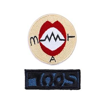 Imagem de MyheroCos Gorro branco de malha, gorro bordado quente para o inverno, acessórios de cosplay para Halloween, Pinos bordados, tamanho �nico