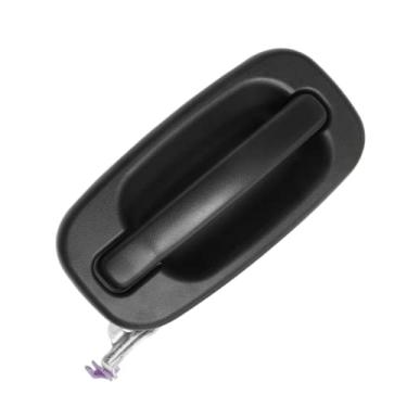 Imagem de Maçaneta de porta externa, compatível com Chevy Silverado Suburban Tahoe Avalanche 1999-2007, GMC Sierra Yukon, Cadillac Escalade, lado do motorista traseiro esquerdo externo | Substitui # 15721571