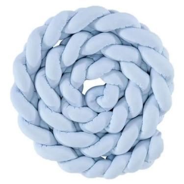 Imagem de Trança 4m Protetor Berço E Cama Montessoariana Cores Lisas - LuckBaby,