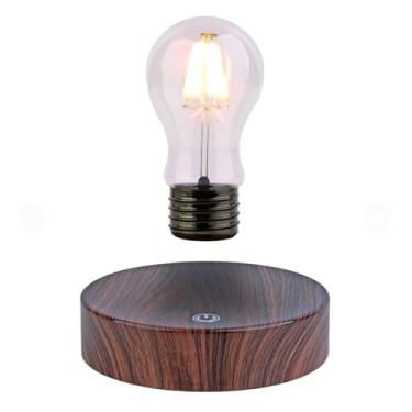 Imagem de Lâmpada flutuante de levitação magnética, lâmpada levitante, lâmpada LED rotativa, luz noturna, lâmpada de mesa decorativa para decoração de mesa de casa