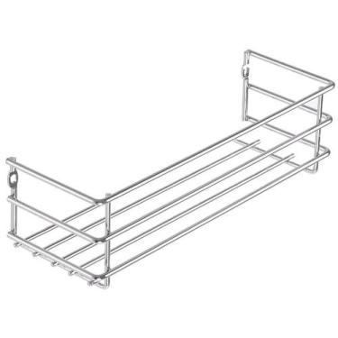 Imagem de Porta Condimentos 2508 Fixo 95x85x300mm Cromado Masutti Copat, 95 x 85