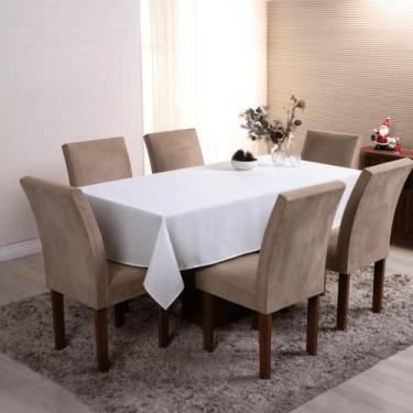 Imagem de Toalha de Mesa 6 Lugares 2,00 x 1,40m Tecido Oxford Liso 1 Peça Natal 