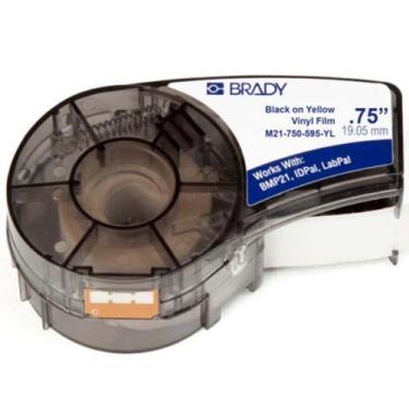 Imagem de Etiqueta Brady Vinil Amarela 19,05x6,4mm M21-750-595-YL