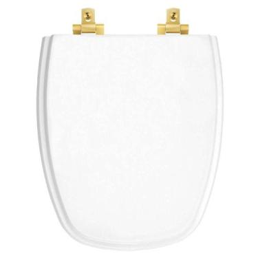 Imagem de Assento Sanitário Laqueado Soft Close Monte Carlo Branco para vaso Dec