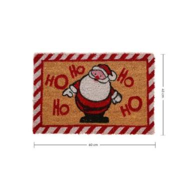 Imagem de Capacho para Apartamento,  Natal Papai Noel 60x40cm - Zap Tapetes Pers
