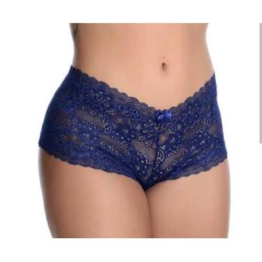 Imagem de Kit 2 calcinhas feminina calesson,shortinho,renda,luxo - MDJ, P(sortid