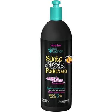 Imagem de Creme Para Pentear Novex Santo Black Poderoso 500 Ml