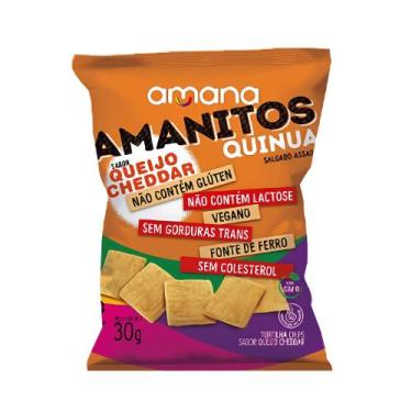 Imagem de Snack Amanitos Sabor Cheddar Sem Glúten - 30g - Amana