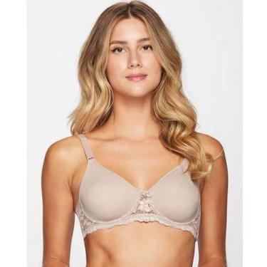 Imagem de Sutiã Sustentação Microfibra Com Renda Triumph 24785, Mink, 48