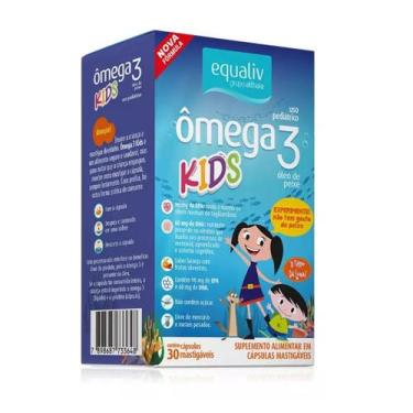 Imagem de Suplemento Ômega 3 Kids Frutas 30 Cps Mastigáveis - Equaliv