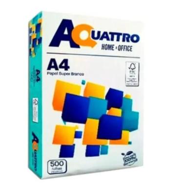 Imagem de Papel Sulfite A4 Aquattro Branco Resma 500 Folhas