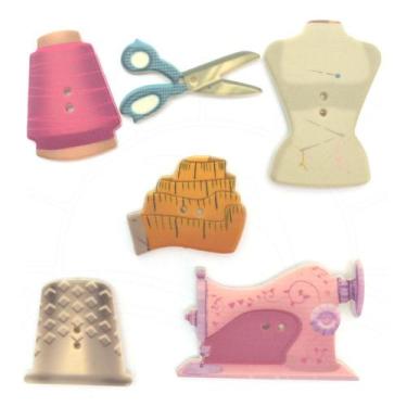 Imagem de Botoes Kit Costura 2032 - 6 unid - We Care About