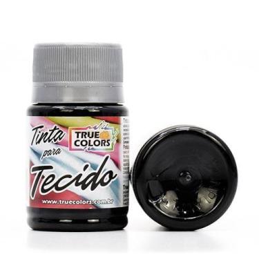 Imagem de Tinta para Tecido True Colors - 37ml, 1000 PRETO