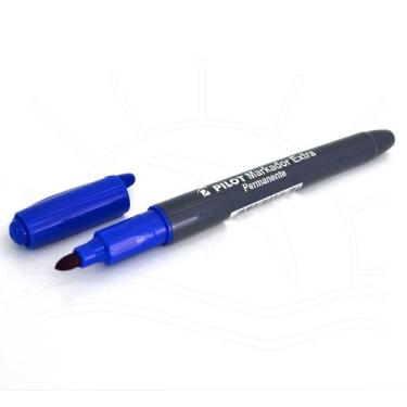 Imagem de Marcador Extra Permanente Ponta Redonda 4.0 mm - Pilot, AZUL