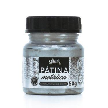 Imagem de Pátina Metálica 50g  - Gliart, Prata
