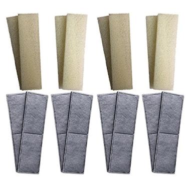 Imagem de 8 x Compatible Foam and 8 x Compatible Polycarbon Carbon Cartridges to Fit Fluval U4 Internal