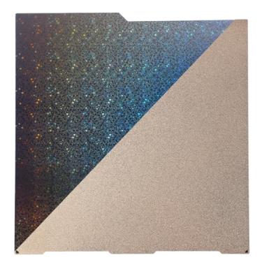 Imagem de Star PEY + Placa de Construção PEI Texturizada para Kobra 3 3 Combo, Chapa de Aço de Mola PEY PEI de Dupla Face 256x268mm, Plataforma Flexível de Cama Aquecida para Impressoras 3D