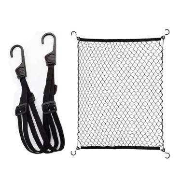 Imagem de Mamiko Rede de carga e alças de vagão para vagão utilitário dobrável ao ar livre dobrável, carrinho de jardim, carrinho de carrinho dobrável, carrinho de praia (pacote combo)